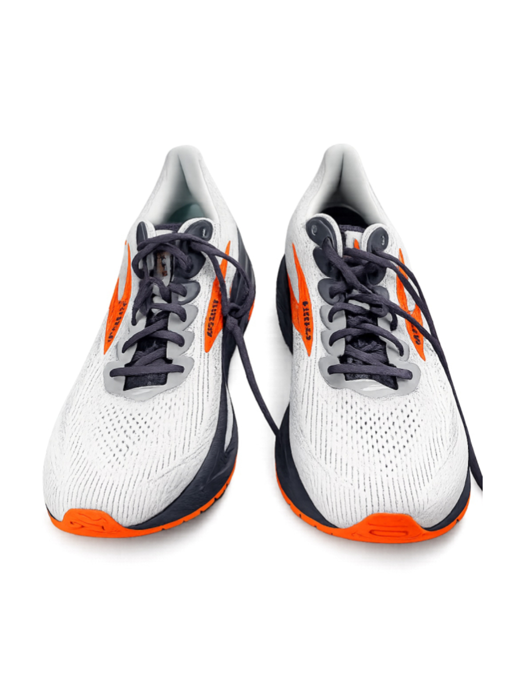 Brooks Ghost 15 Running Shoes – Men’s Size 12 (D) – Gray/Orange – DNA LOFT Cushi - Picture 2 of 7